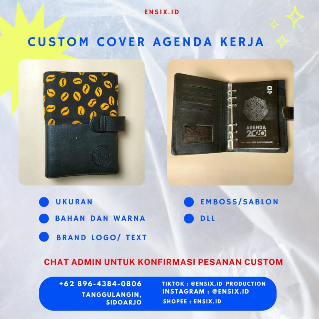 

[PRE-ORDER] CUSTOM COVER BINDER UNIVERSITAS / CUSTOM COVER BINDER AGENDA KERJA KANTOR / CUSTOM COVER BUKU / LANGSUNG CHAT ADMIN