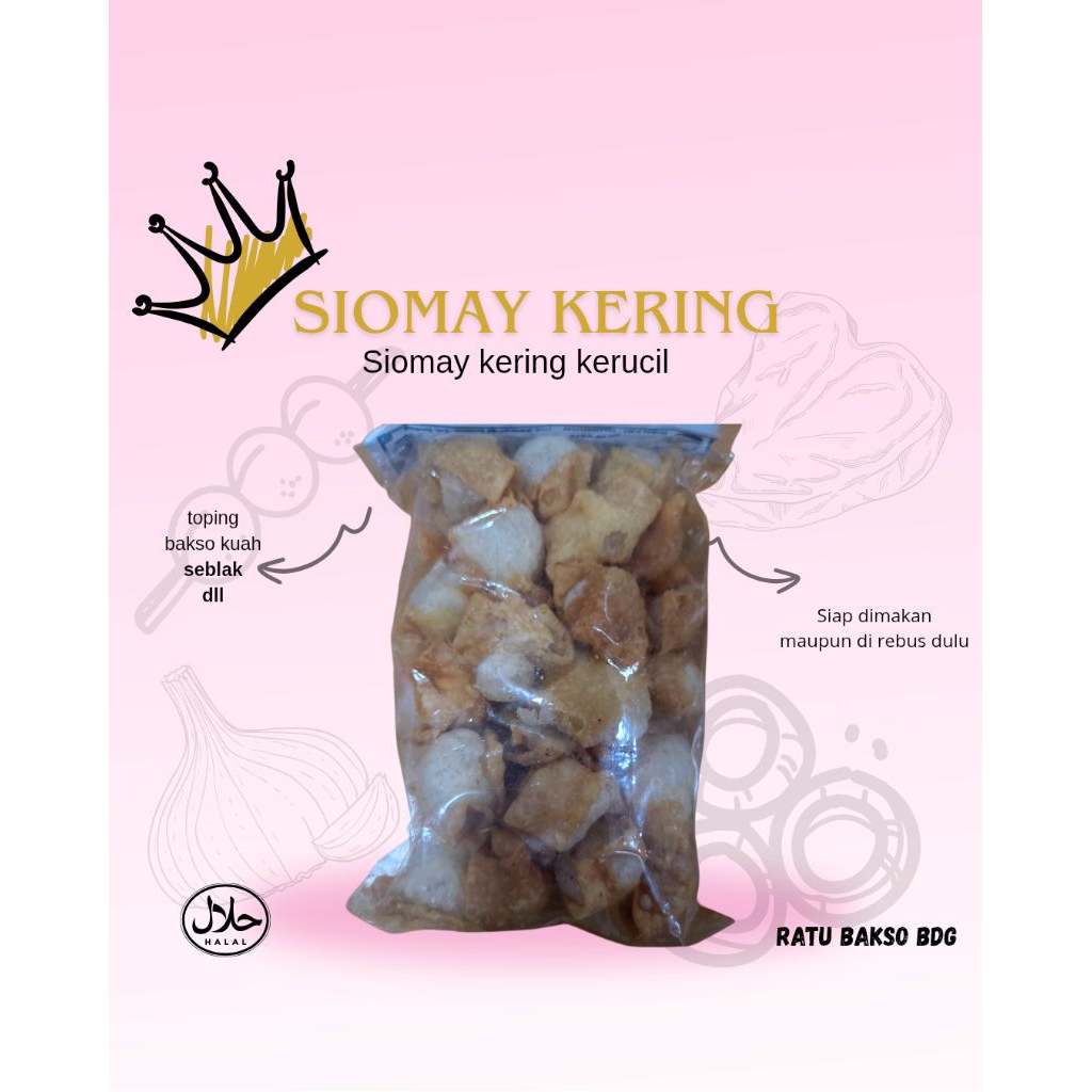 

siomay kering kerucil