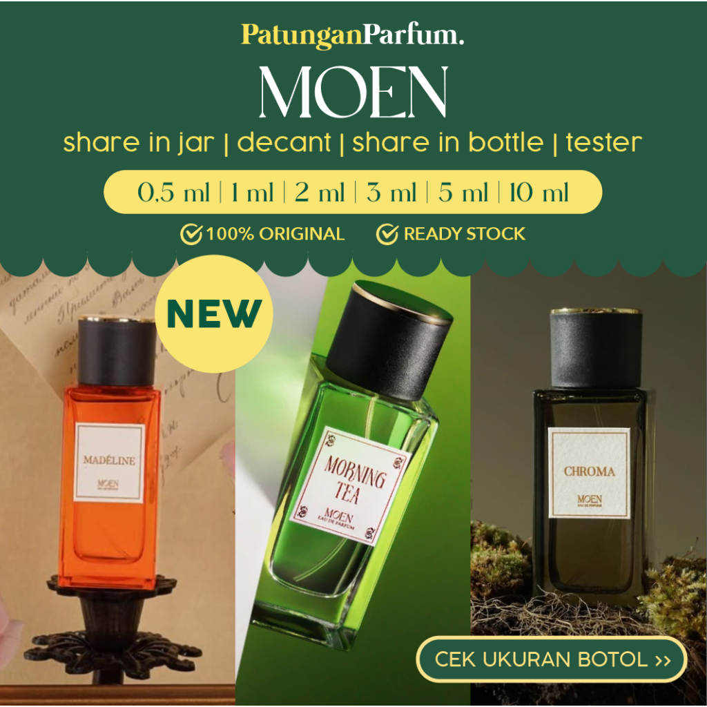 Decant MOEN -  Madeline Chroma JE T'AIME Pour Homme Pour Femme Golden Poetry Persian Leather Moon Cl