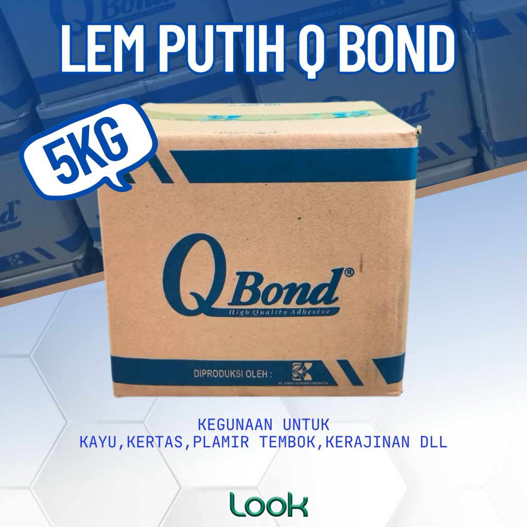 

ucl_gramari - lem putih q bond pvac 5 kg kayu & kertas serbaguna