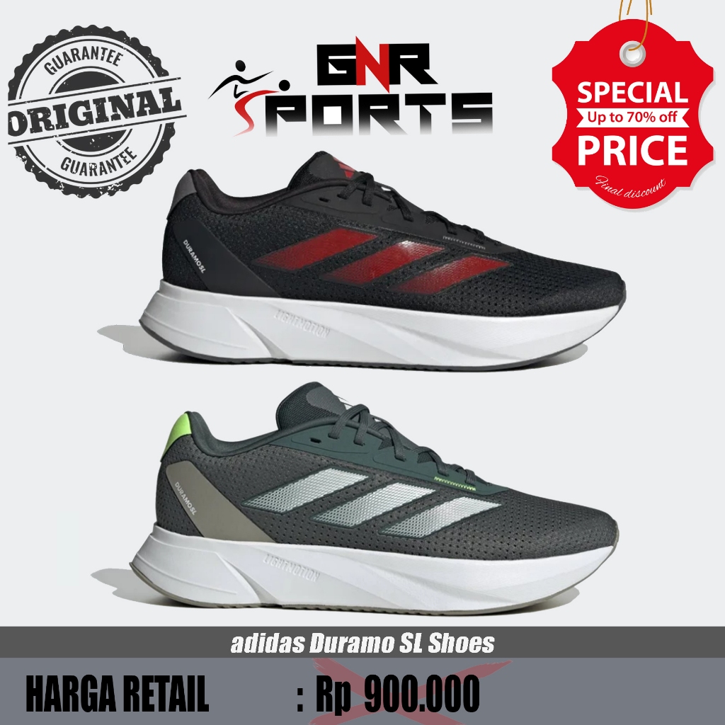 ADIDAS RUNNING Sepatu Duramo SL Pria Original 100%