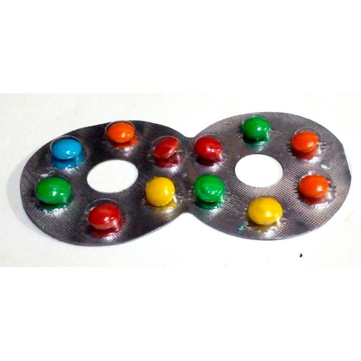 

EYEGLASS 5.4 gr 1 PCS PERMEN COKLAT WARNA WARNI