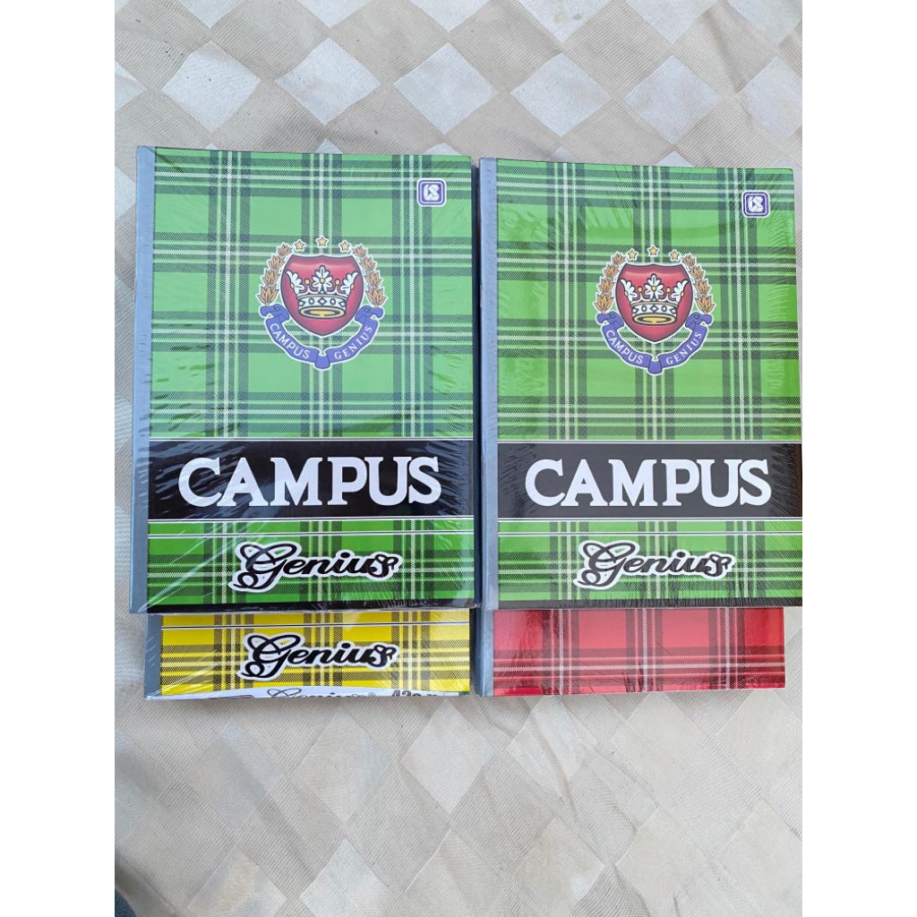 

Buku tulis campus genius panjang 42 lembar isi 6, buku sekolah boxy