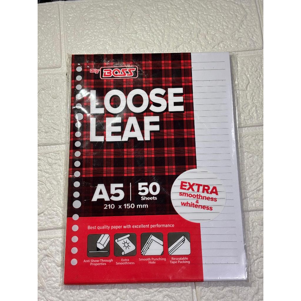 

Loose Leaf Isi Binder A5 Big Boss 50 Sheets