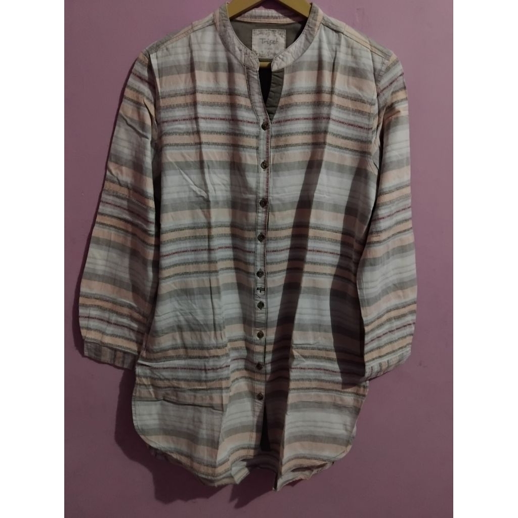 Kemeja Tunik Wanita Triset Original Preloved