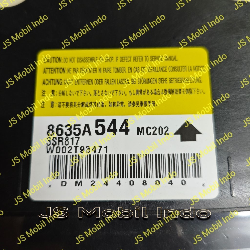 Modul Airbag Module Air Bag Airbag Control Unit Modul Airbag SRS All New Pajero Sport Facelift 8635A