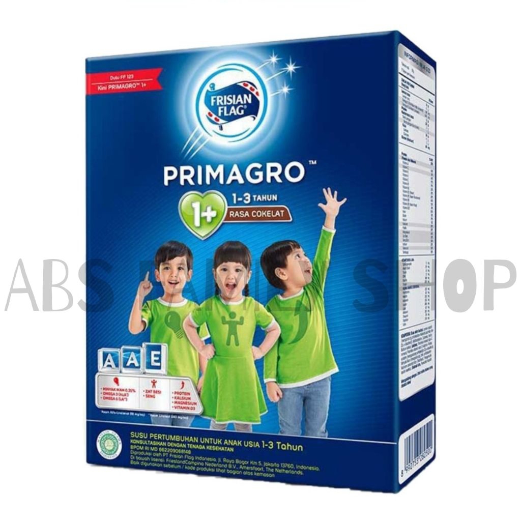 

FRISIAN FLAG Primagro 1+ Susu Pertumbuhan Anak 1-3 Tahun Cokelat