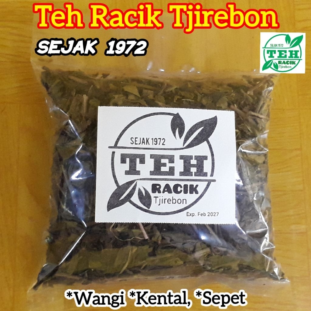

Teh Racik Tjirebon Sejak 1972 Wangi Sepet Kental 200 Gram