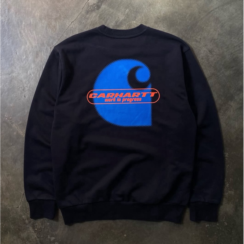 JAKET CREWNECK 1:1 CARHARTT WORK IN PROGRES UNISEX FULL TAG CREWNECK CARHARTT MIROR