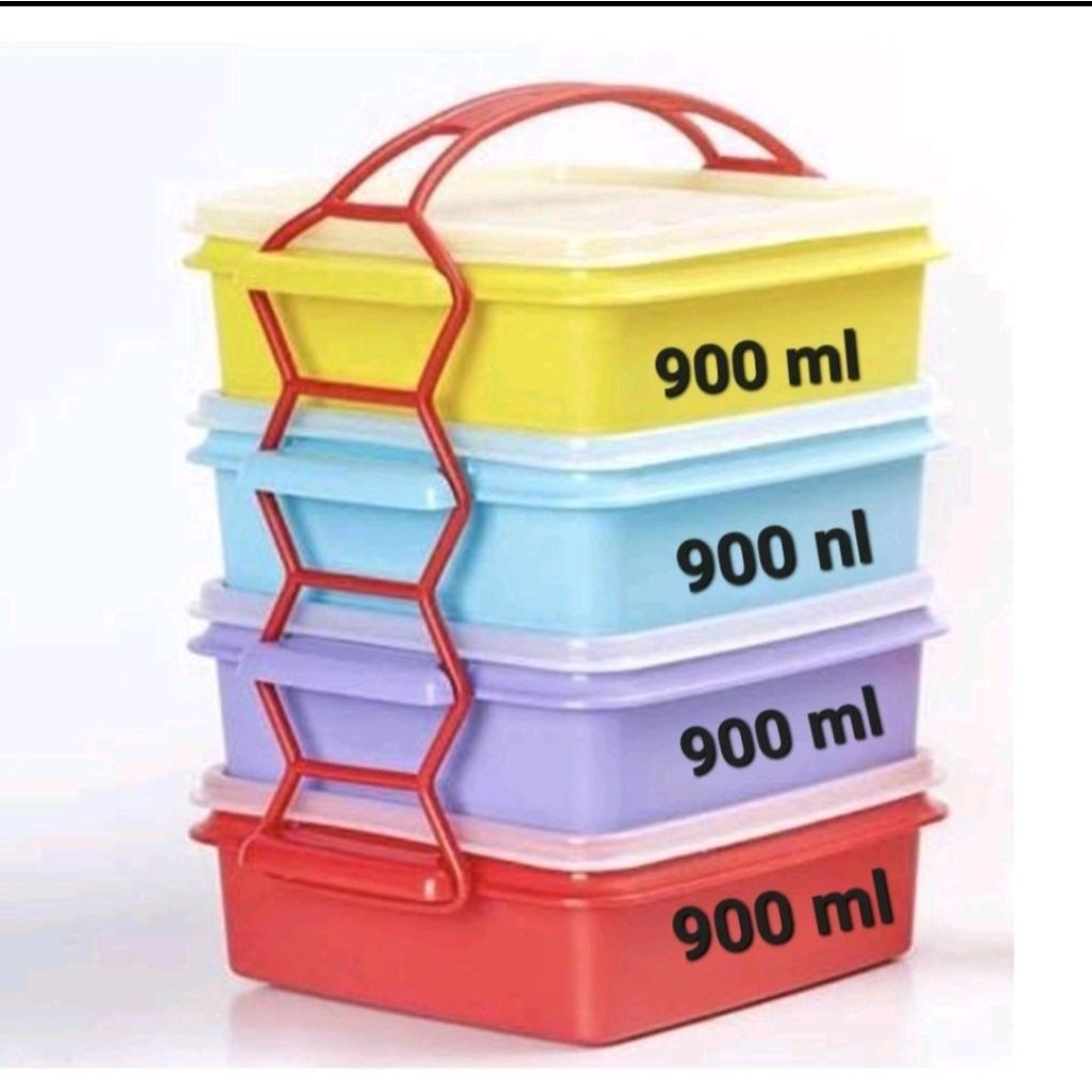 Rantang Carry All Set Tupperware ( FREE Bubble Warp )
