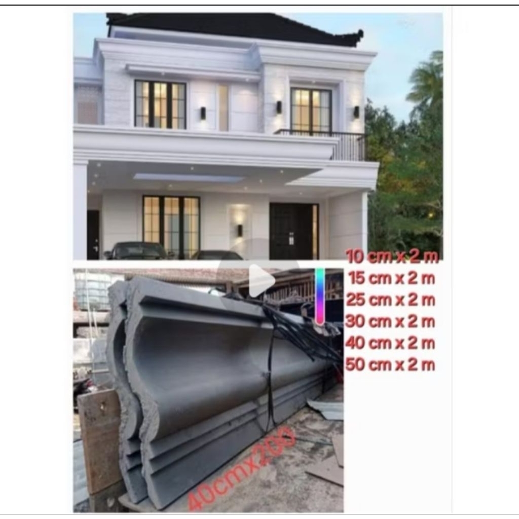 lisplang beton / listplang / lisplang beton minimalis / listplang beton / listplang minimalis