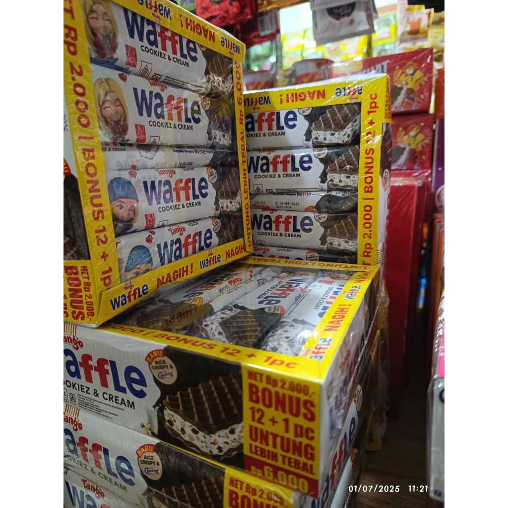 

Wafer Tango Waffle ( 12 pcs x 25 gr )