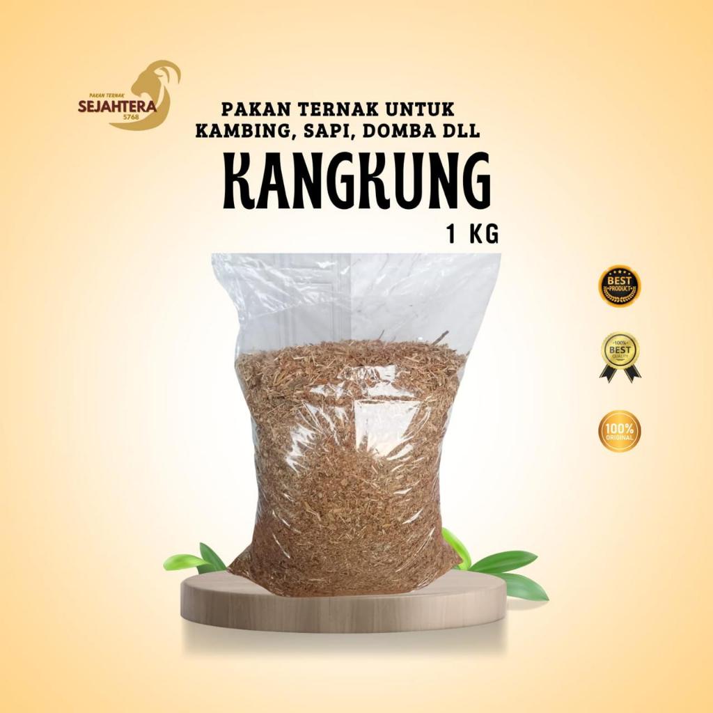Kangkung kering berat 1 kg untuk pakan kambing dan sapi