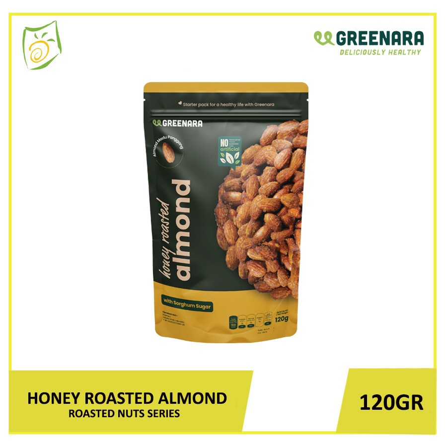

Greenara Almond & Honey Roasted Almond Combo 120gr