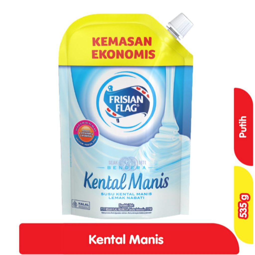 

SUSU KENTAL MANIS FRISIAN FLAG POUCH 545 gram Krimer Surabaya PALING Murah EXPIRED 2026 LAMA