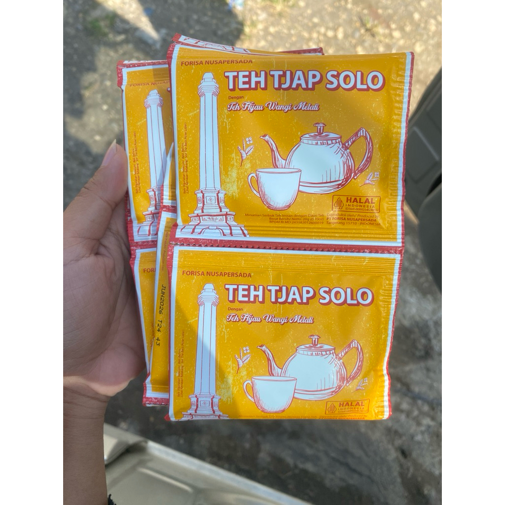 

Teh Tjap Solo + Gula isi ( 10pcs )