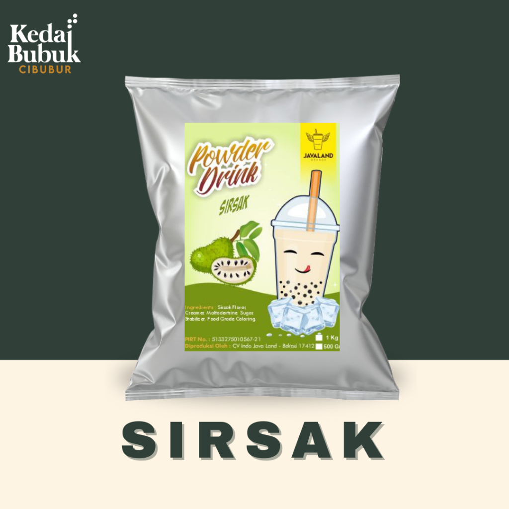 

buah Sirsak Bubuk Minuman Bubble Original Javaland 1kg