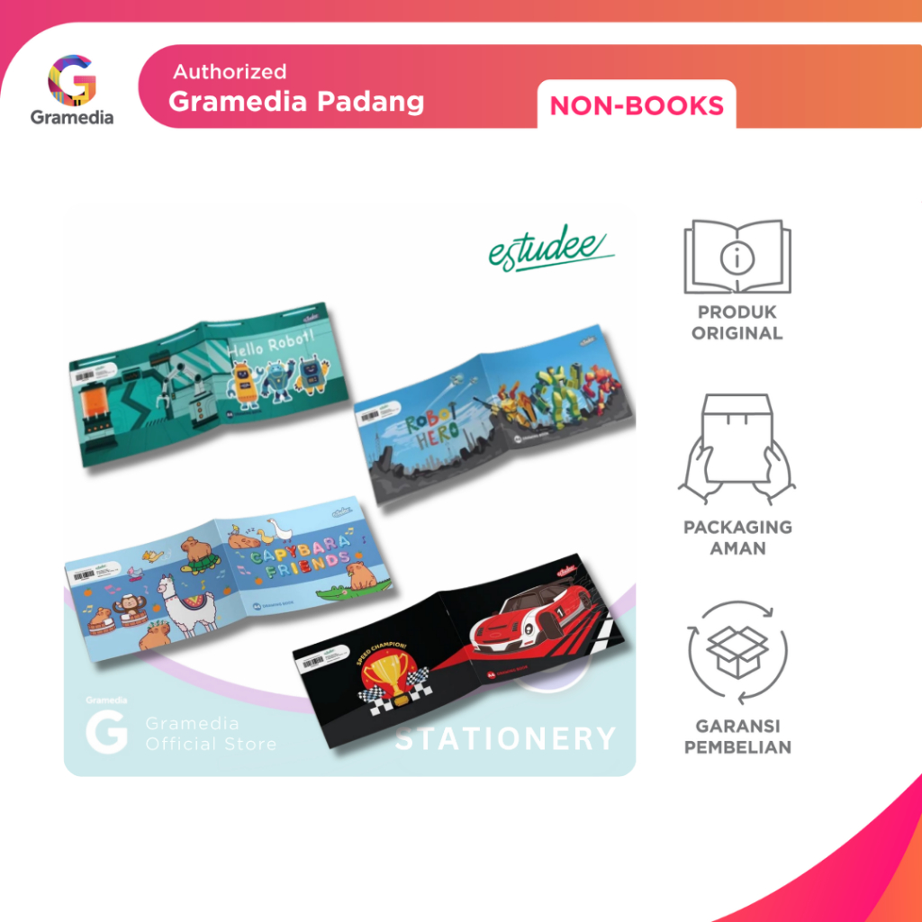 

Gramedia Padang - Buku Gambar Estudee Drawing Book A4 1 pcs