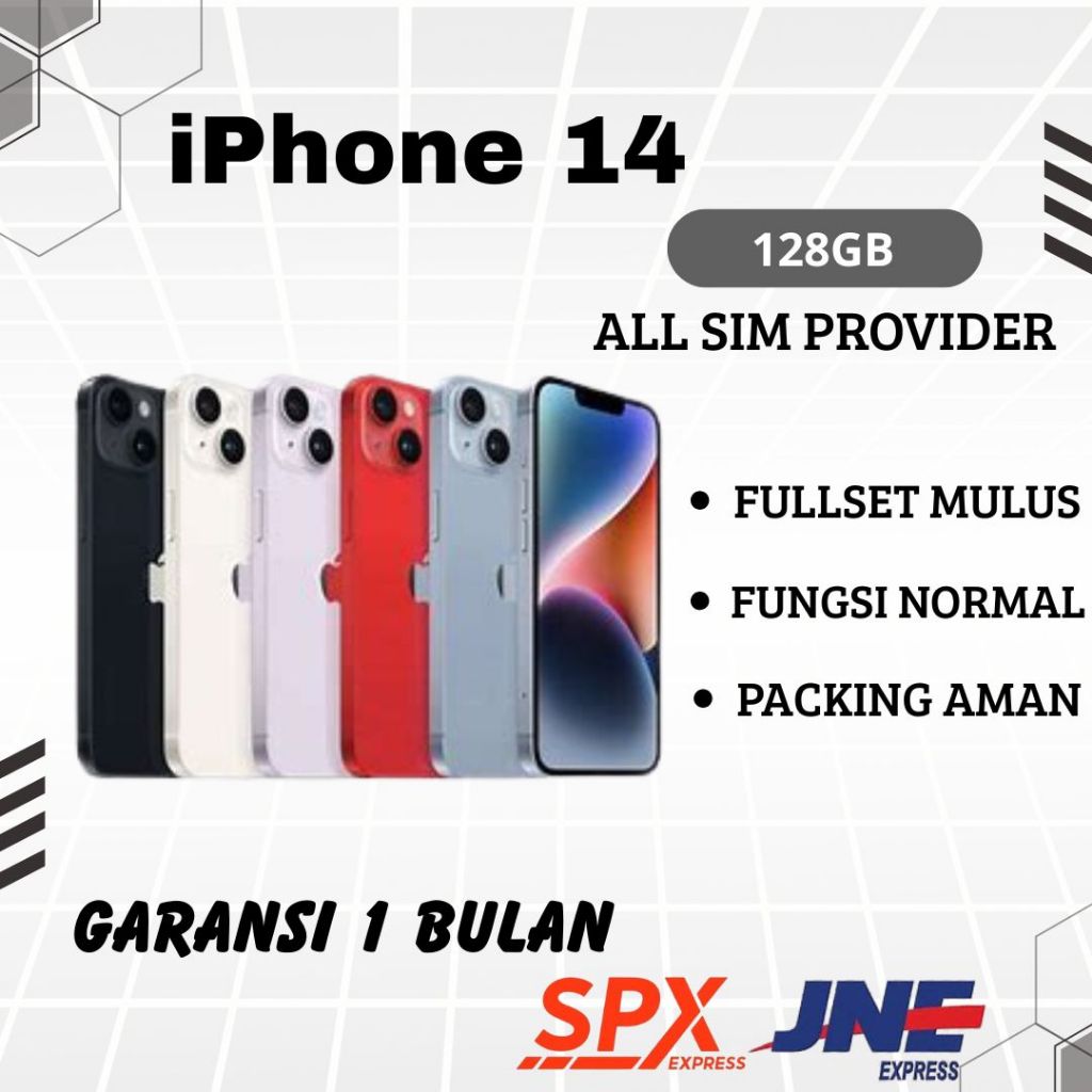 IP 14/14PLUS SECOND EXINTER BERGARANSI INTERNASIONAL KUALITAS 95%