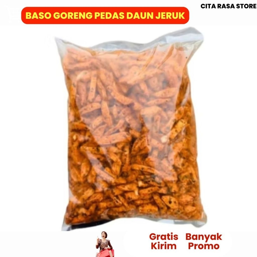

Basreng Viral Baso Goreng Cemilan Snack Kiloan/Basreng Sultan Bumbu Melimpah