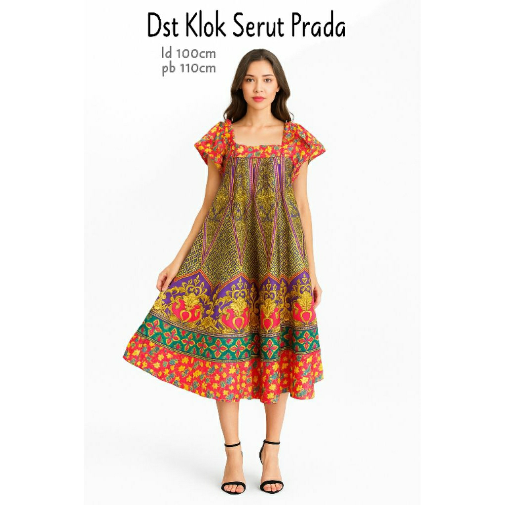 Kartika Batik Daster Dress Prada Jodha