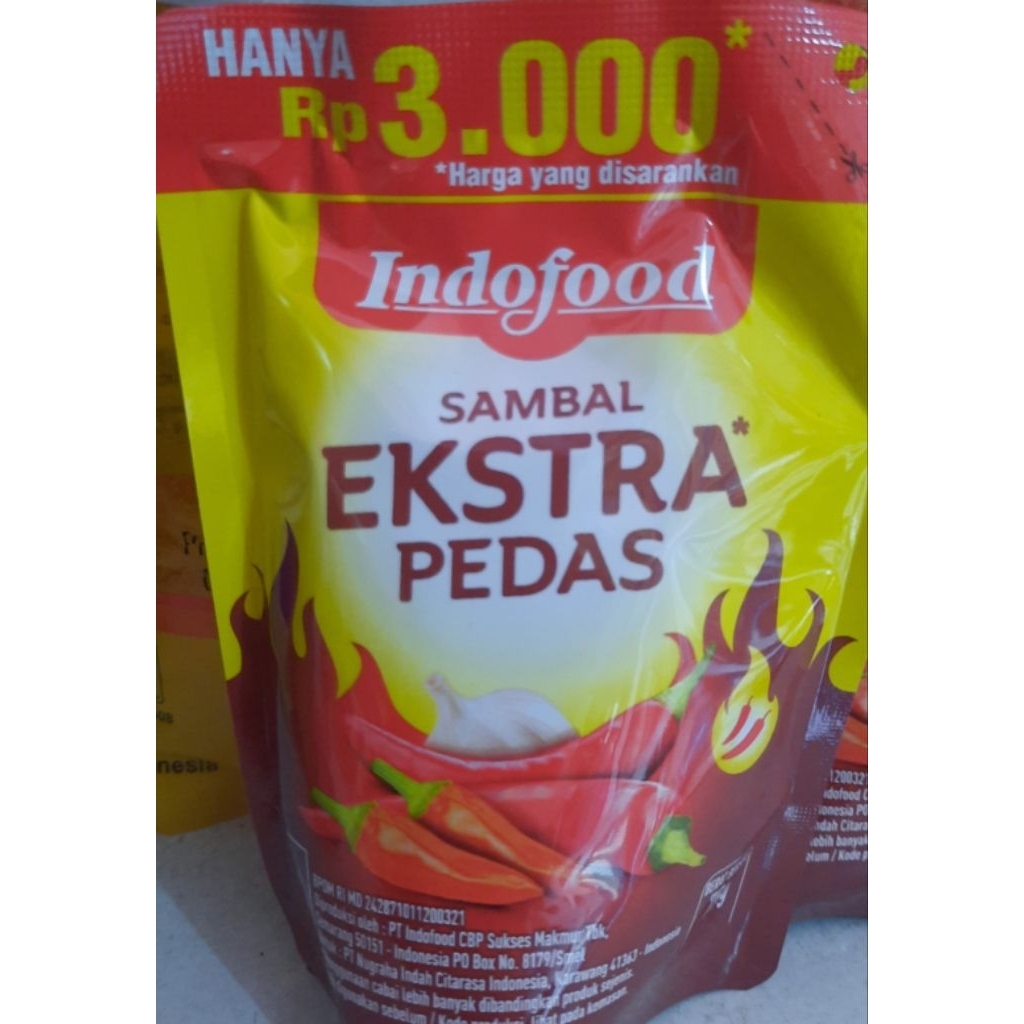 

saus ekstra pedas indofood
