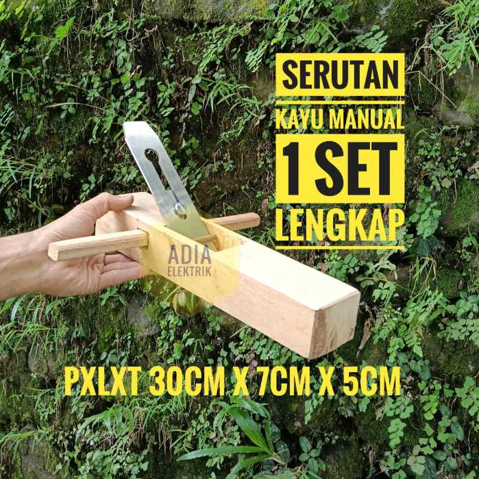 Serut Kayu Manual Ketam Set 30cm / Serutan Kayu Manual 30cm Lengkap Alat Ketam Kayu / Ketam Kayu Man