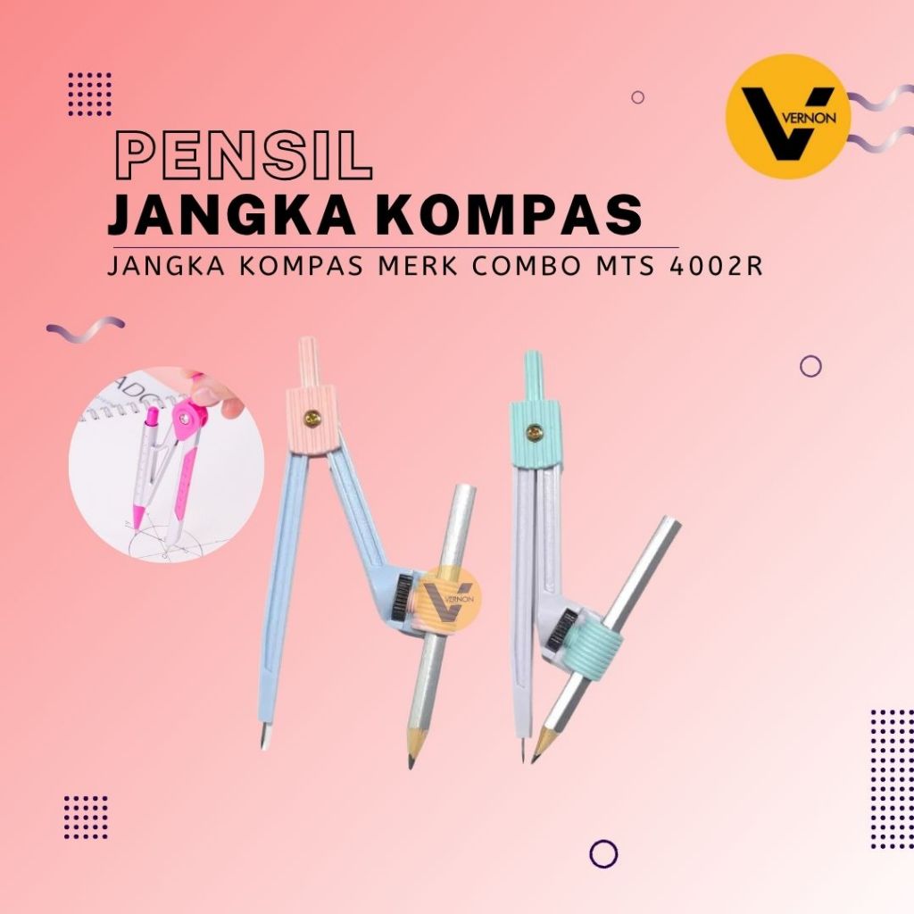 

Jangka Compass Jangka Matematika Set Pensil Jangka Merk Combo MTS-4002 R