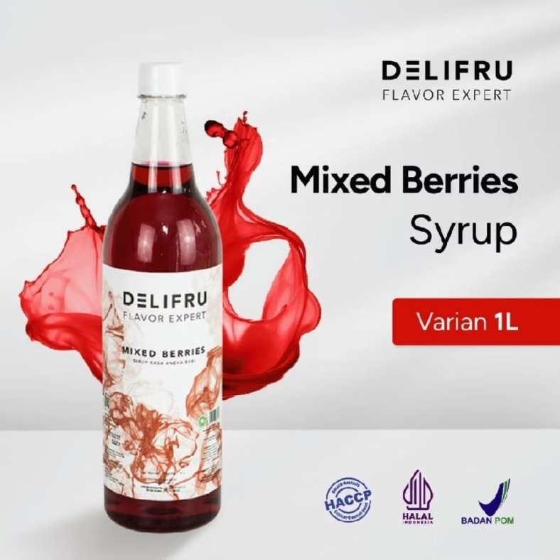 

Delifru Gourmet Syrup 1000 ml – Sirup Premium Minuman Café ( All Flavours )