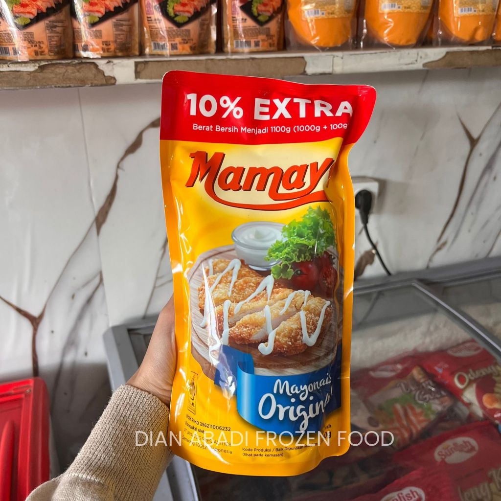 

Mamayo Mayonaise 1kg Murah - Dian Abadi Agen Frozen Food Surabaya
