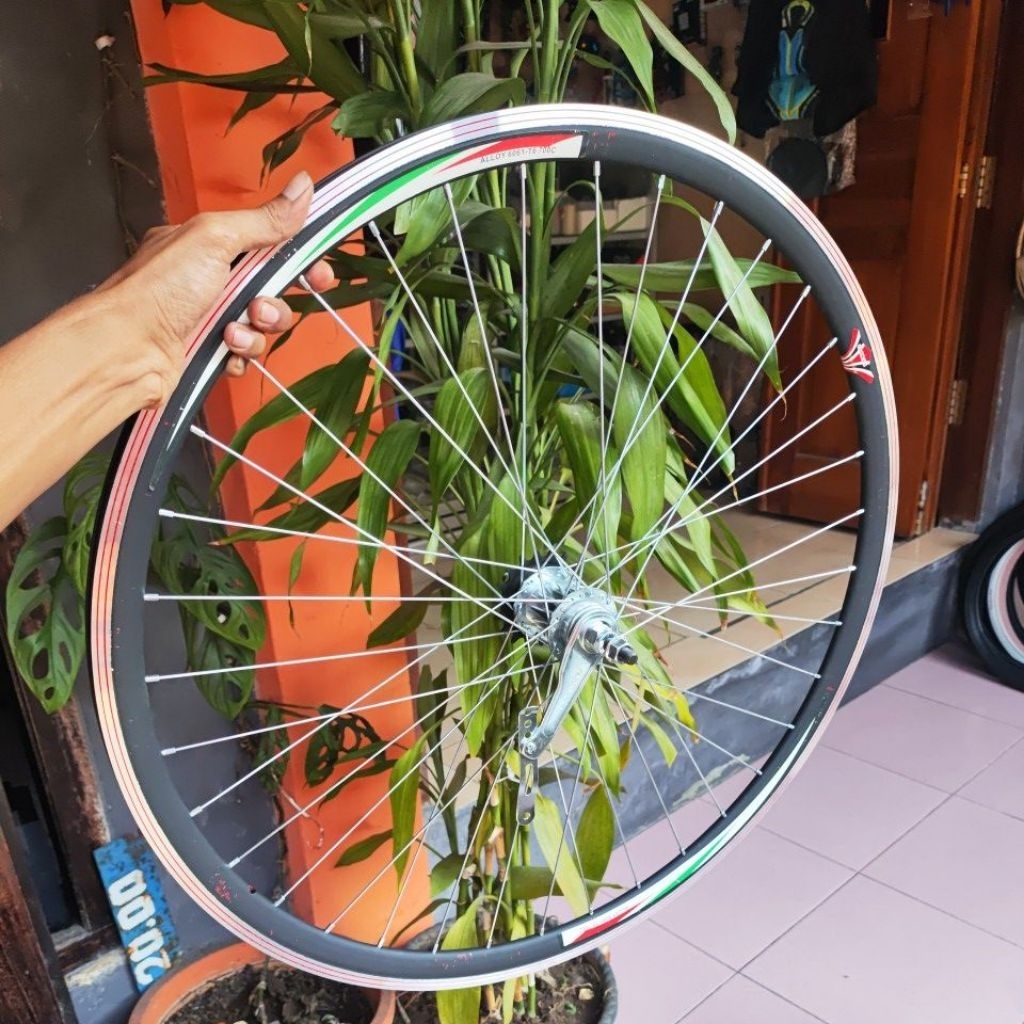 wheel set torpedo wheelset sepeda fixie roda belakang sepeda fixi rims double wall