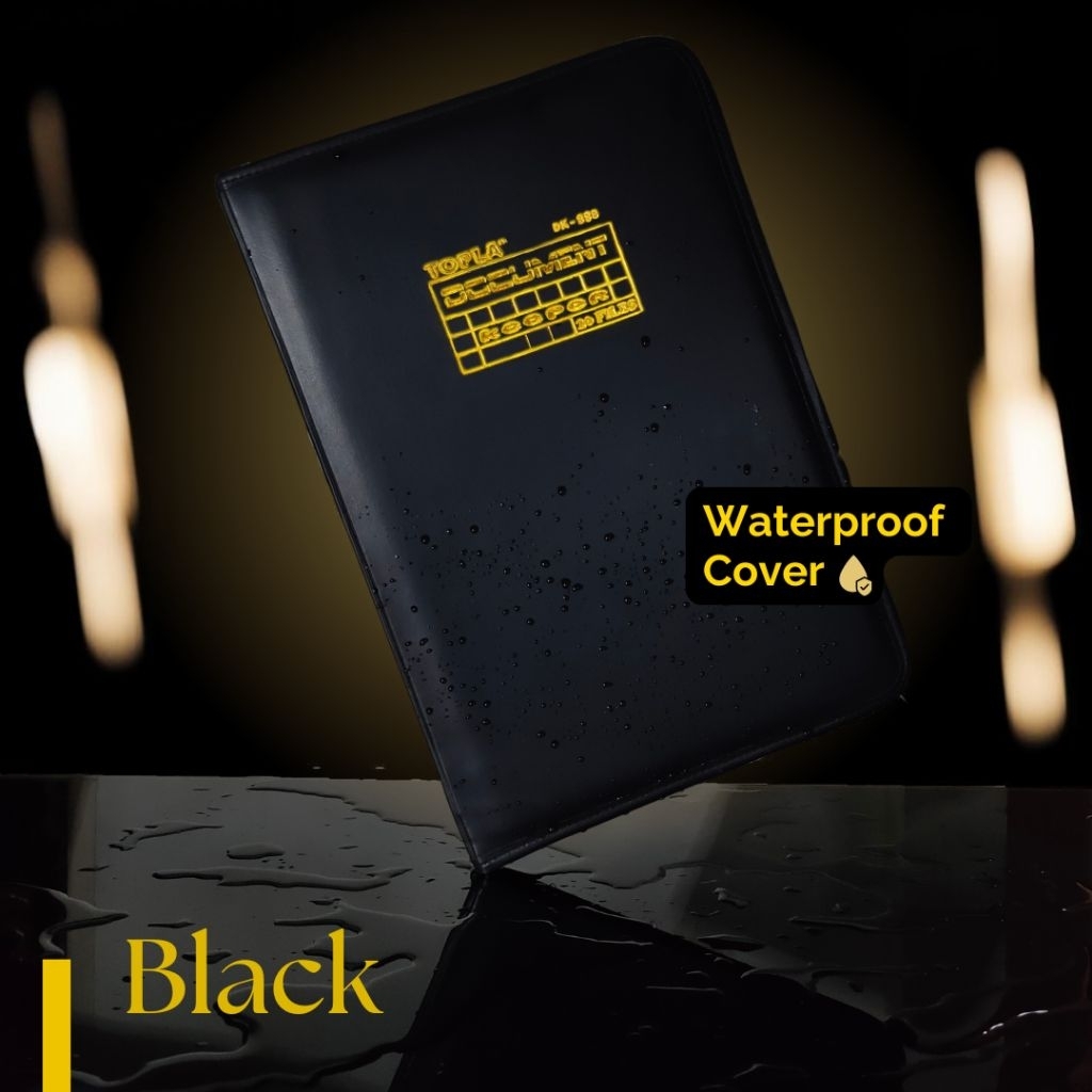 

Map Arsip Kulit Sintetis Resleting Anti Air F4 / A4 Folio Holder