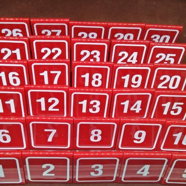 

Acrylic Nomer Meja Merah 1 -10 Acrylic Red Nomor Cafe Nomor Angka Multifungsi Angka Penanda Meja