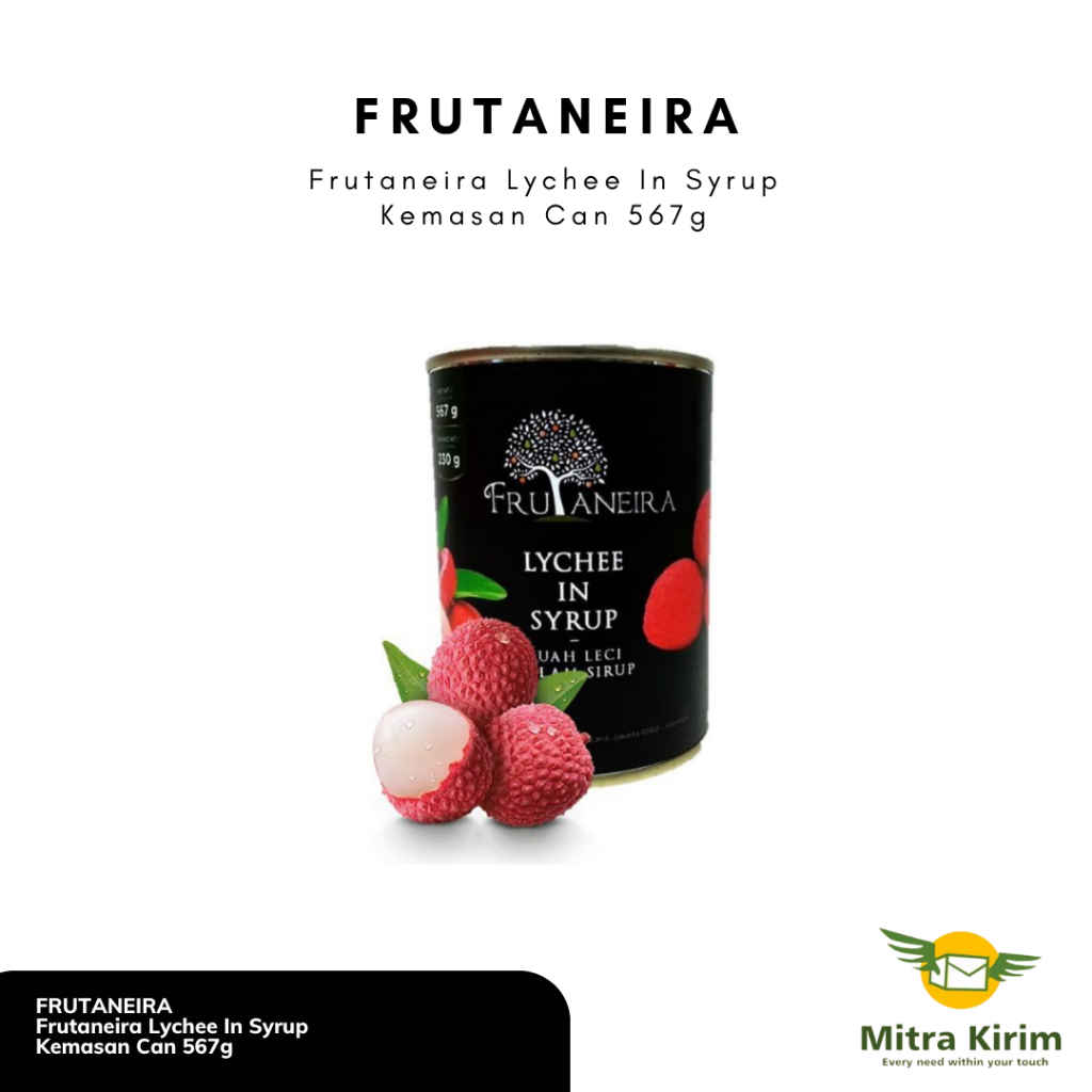 

Frutaneira Lychee In Syrup Kemasan Kaleng 567g