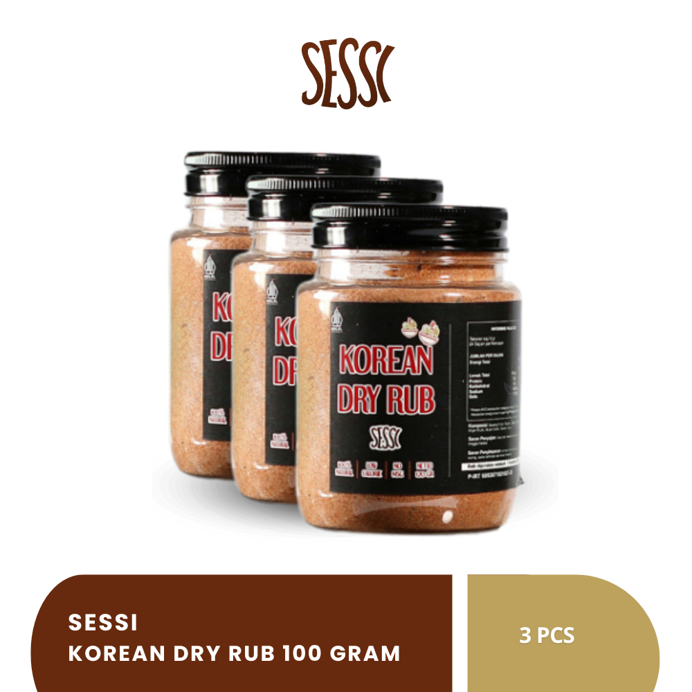 

Sessi - Korean Dry Rub 100 Gram - 3 Pcs