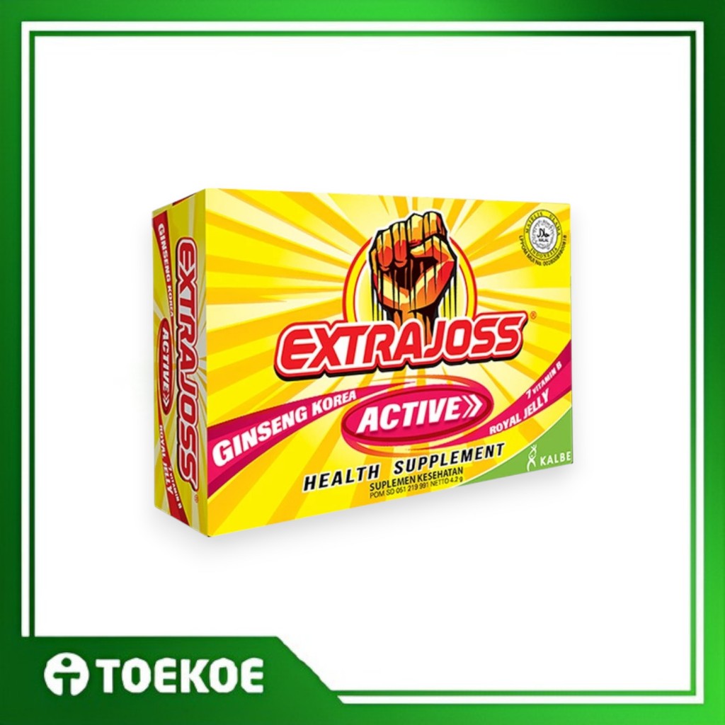 

TOEKOE Extra Joss Active Royal Jelly 4.2GR [Isi 12Sachet] Minuman Serbuk