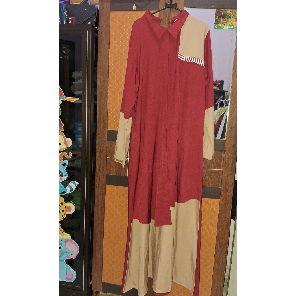 PRELOVED DRESS GAMIS SHARAREA ORIGINAL XL