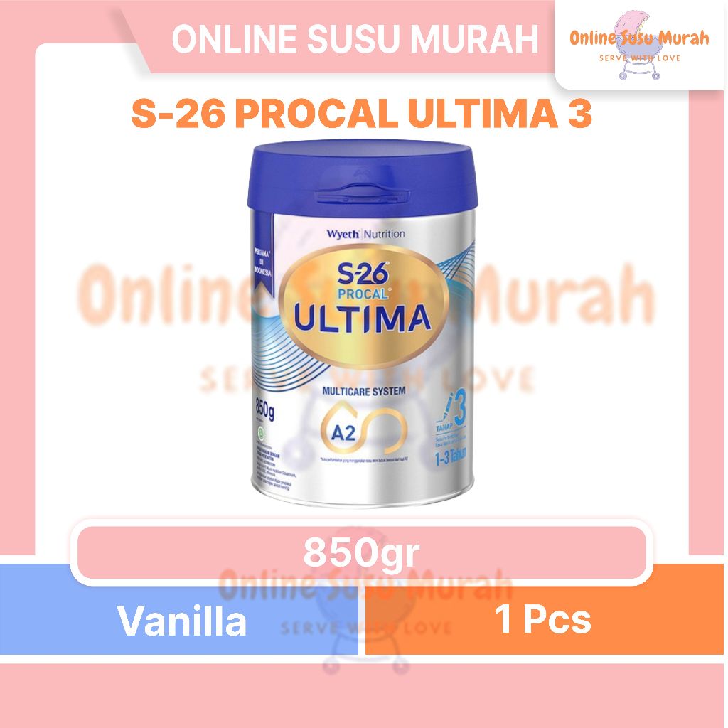 S26 PROCAL ULTIMA 850 GR TAHAP 3 1-3 TAHUN 850GR SSKL