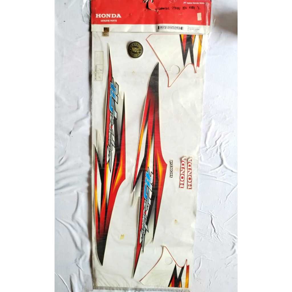 STRIPING STIKER STICKER LIST LIS BODY BODI SET KANAN KIRI TANPA STIKER STRIPING DEK SAYAP LUAR KANAN