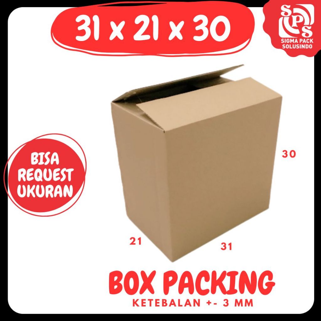 

Kardus 31x21x30 A1 box dus packing kotak kemasan Botol Susu Cuka Madu Zigma Pack