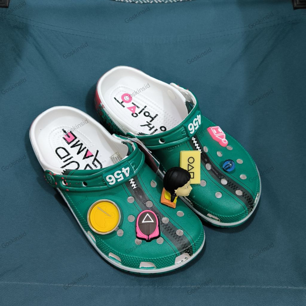 Crocs Squid game original sendal karet cowok pria Netflix