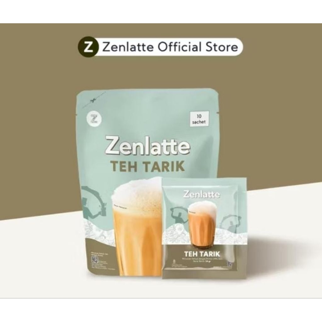 

ZENLATTE TEH TARIK POUCH 240gr (10's x 24gr)