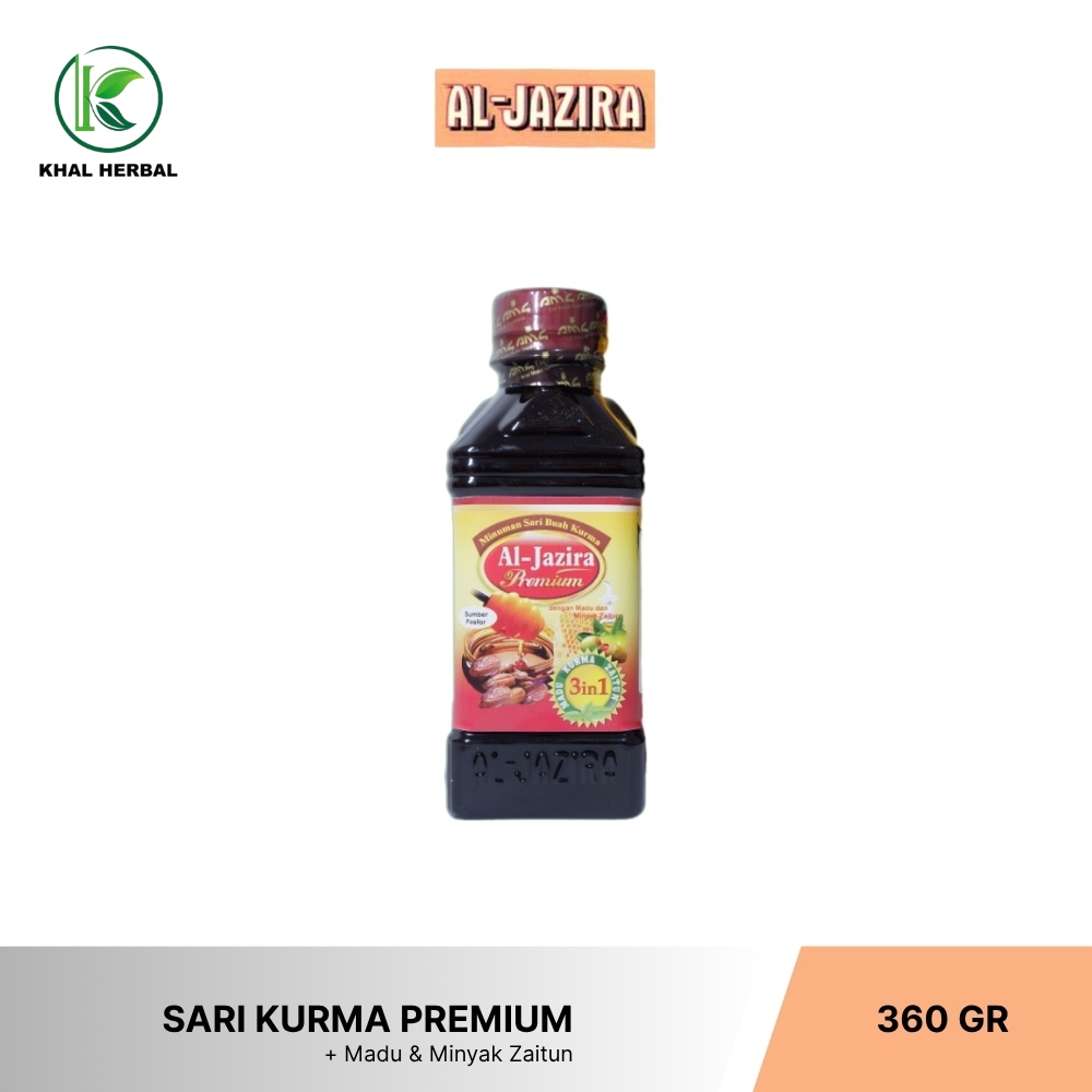

Al-Jazira - Sari Kurma Premium Plus Madu & Minyak Zaitun - 360 Gram