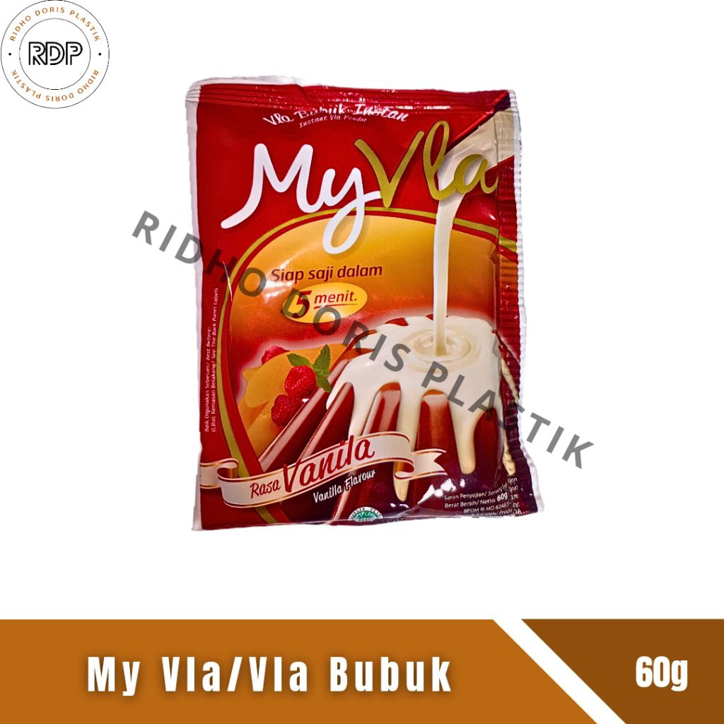 

Vla Bubuk Instan rasa Vanila kemasan 60g
