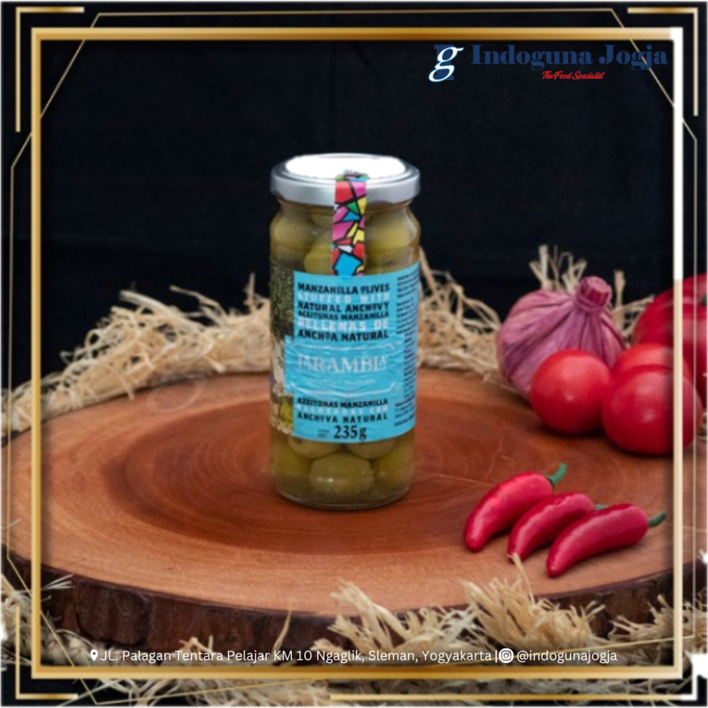 

La Rambla Green Olive Stuffed W/ Natural Anchovy 235Gr