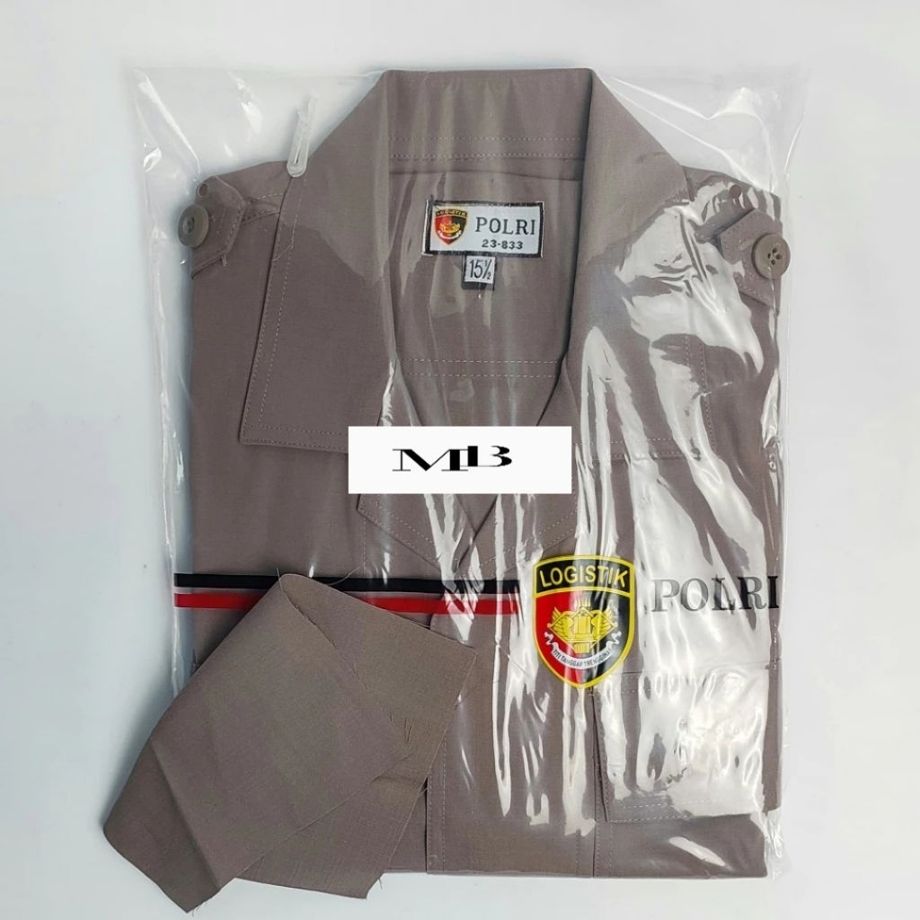 Atasan Baju PDL Polri Original Jatah Pembagian