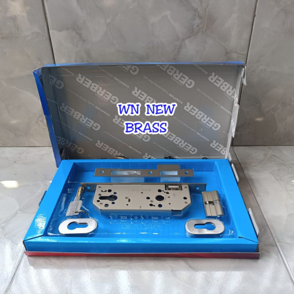 Body Kunci Pelor Cylinder Kunci Stainless GERBER GSS 8812 / LX 990