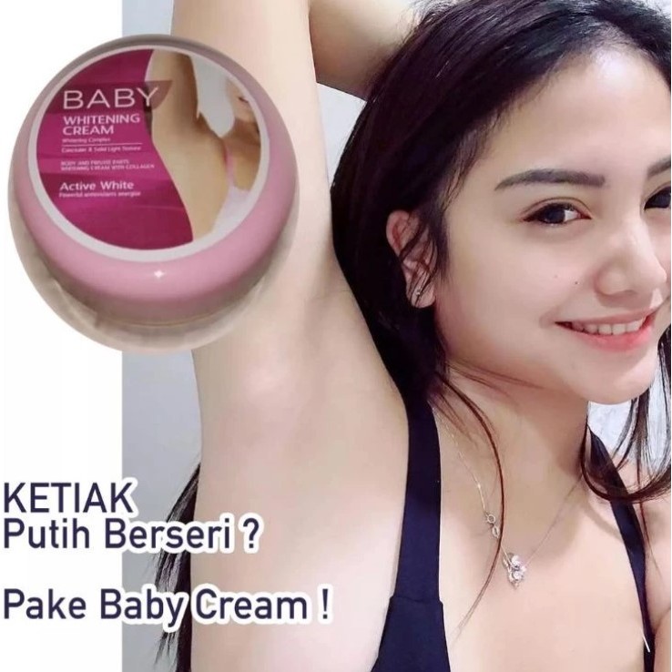 BABY WHITENING Brightening Baby Cream Pemutih Cream Pemutih Ketiak - Ketiak Putih Bersih dalam bpom
