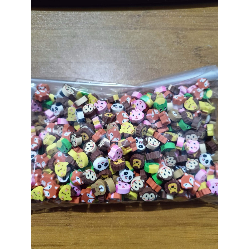 

490 pcs mix pengahapusan mini motif lucu