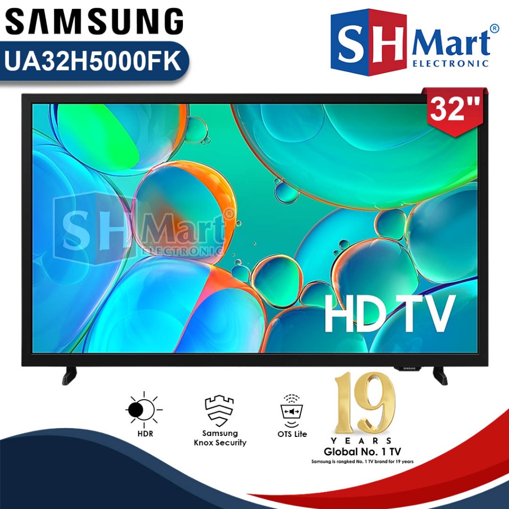 SMART TV SAMSUNG 32 INCH UA32H5000FK / 32H5000FK NEW 2025 GARANSI RESMI (MEDAN)